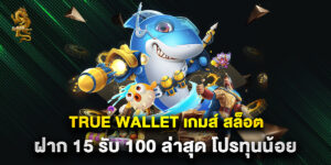 true wallet เกมส์ สล็อต ฝาก 15 รับ 100 ล่าสุด โปรทุนน้อย